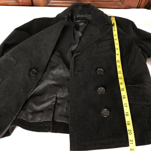 NW0T Corduroy Double breasted‎ Elbow Patch Coat Moda Intl Victoria’s Secret - Picture 8 of 11